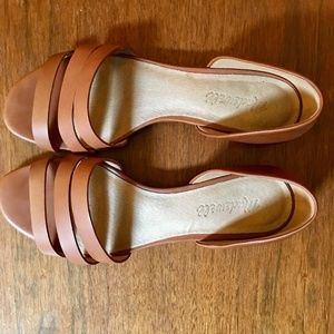 Madewell Leila leather sandals (size 7.5)